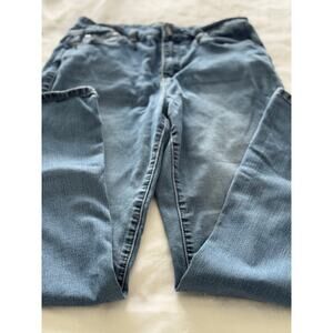 Flare Stretch Denim Light Wash Jeans Size 10